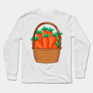 Easter Carrots Basket Long Sleeve T-Shirt